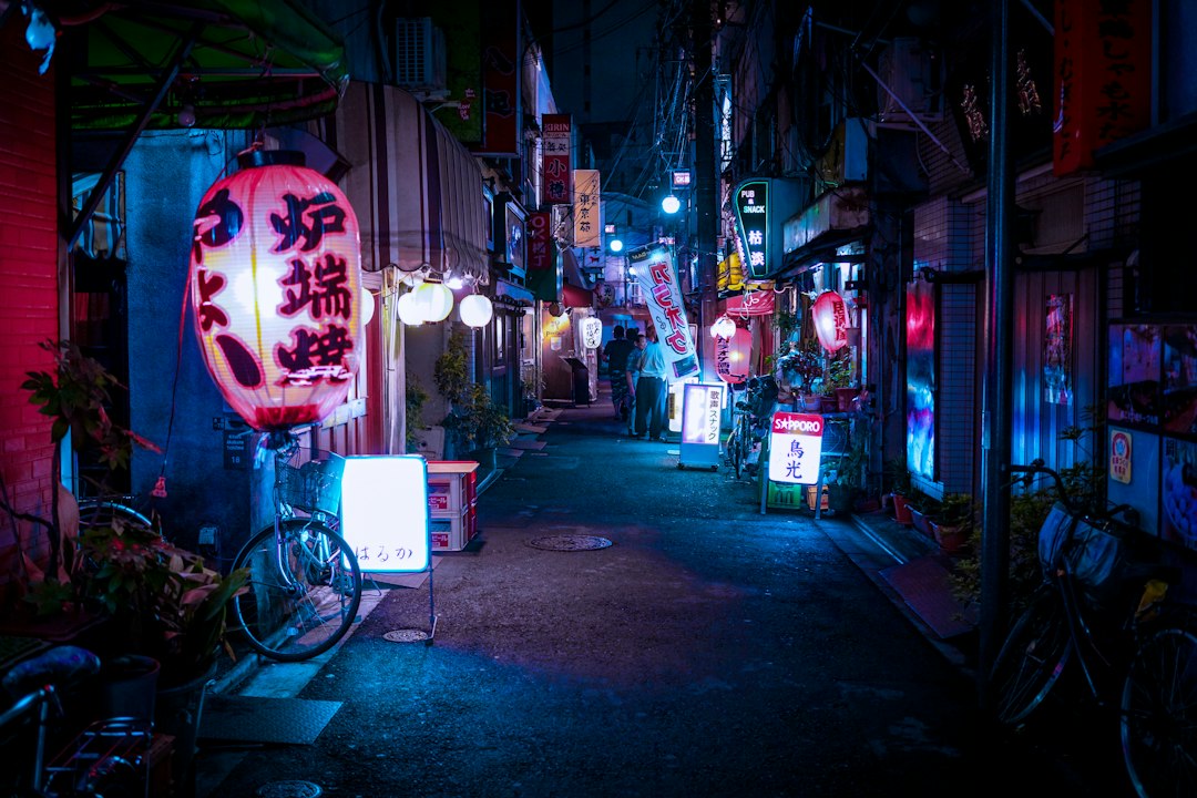 Japanese urban night mood