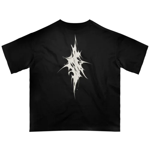 RAVKORA BLACK VEIL AUTO 054 オーバーサイズTシャツ 背面
