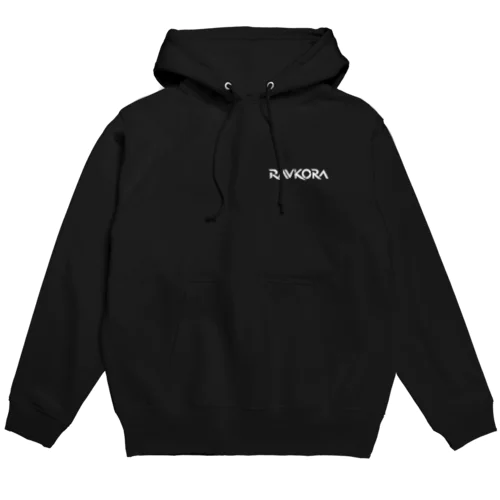 FUJI SIGNAL黒パーカーの前面ロゴの商品画像