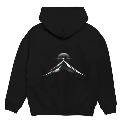 RAVKORA FUJI SIGNAL 黒パーカー 背面