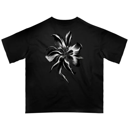 RAVKORA STATIC BLOOM 黒Tシャツ背面